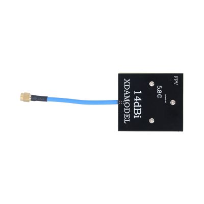 Directional Patch Antenna, 2-5Km 5.8G 14dBi Panel Antennas RPSMA Male Contact Low Standing Wave Ratio for Aerial Photography