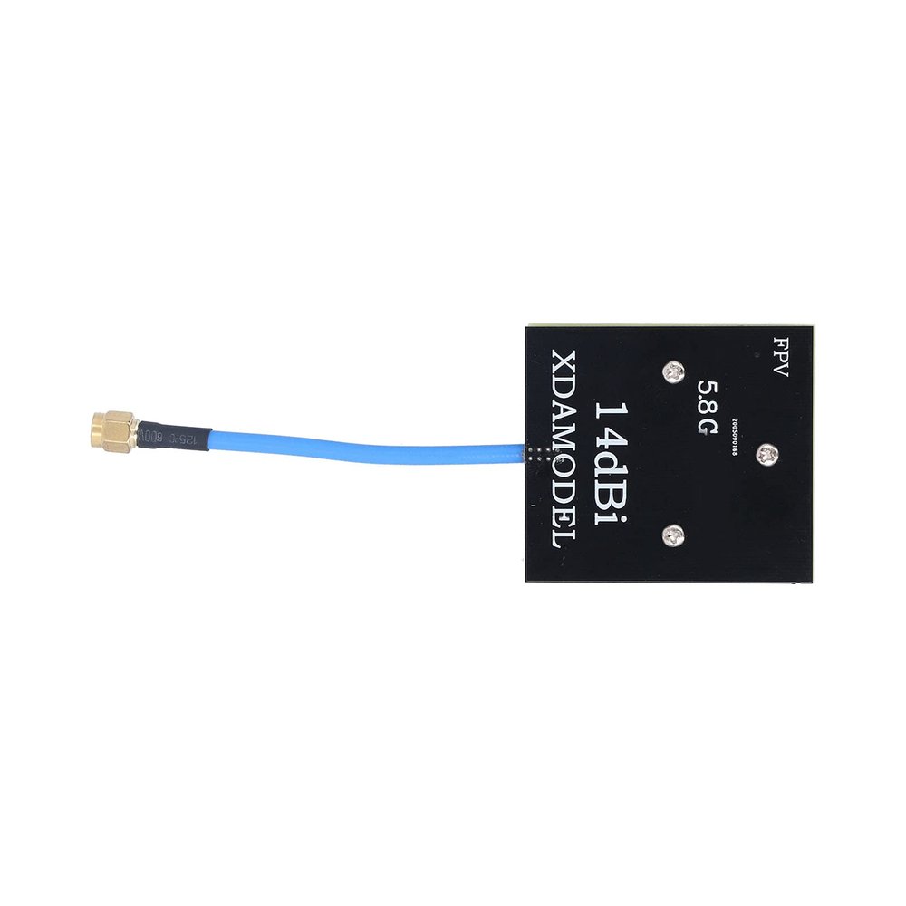 Directional Patch Antenna, 2-5Km 5.8G 14dBi Panel Antennas RPSMA Male Contact Low Standing Wave Ratio for Aerial Photography