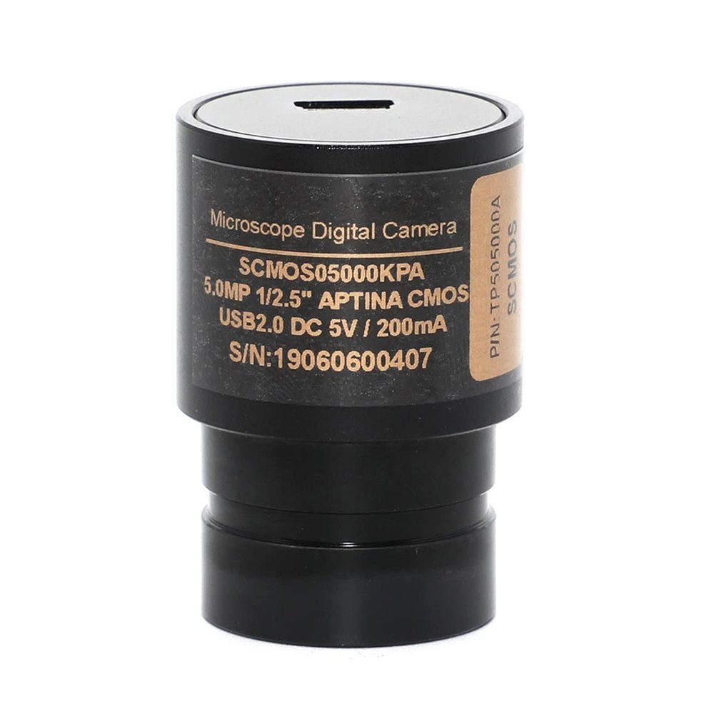 TYZK Microscope Kit 2M 3M 5M 8M 12M USB2.0 Digital Eyepiece Camera for Biological Stereo Microscope Microscope Lens Adapters (Color : SCMOS05000KPA 5.0M)