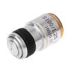 TYZK Microscope Kit 4X 10X 40X 100X Achromatic Objective Lens for Biological Microscope Microscope Lens Adapters (Color : 100X) view 1