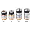 TYZK Microscope Kit 4X 10X 40X 100X Achromatic Objective Lens for Biological Microscope Microscope Lens Adapters (Color : 100X) view 2