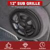 AICARS 12'' Speaker Grill Cover 12 Inch Diameter Iron Speaker Subwoofer Grill Protective Cover view 3