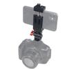 BGNing 360Degree Rotatable Locating Monitor Holder Mini Tripod Cold Shoe Adapter 1/4"" Screw Mount for SLR Camera LED Flash (Black and Red) view 4