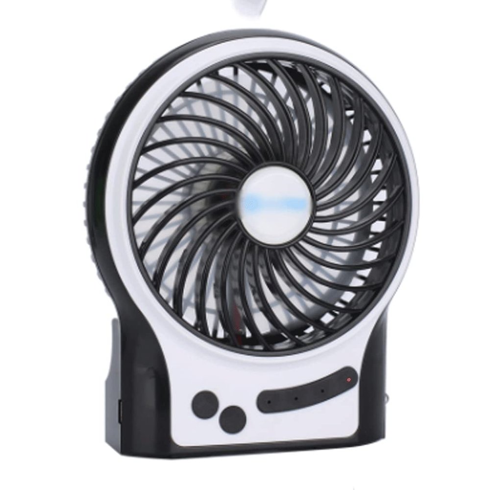 DFDFSFG Small Desk Fan,USB Mini Fan,Small but Powerful, Portable Quiet 3 Speeds Wind Desktop Fan,Home Bedroom Car School Cooling Fan Strong Airflow (Color : Black)