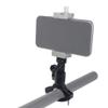 BGNing Upgrade 360 Degree Rotatable Tripod Connector 1/4 Base Mount Adapter Compatible with Insta360 ONE R/OSMO/Action Camera (32mm Bike Clip Combination) view 2