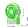DFDFSFG Small Desk Fan,USB Mini Fan,Small but Powerful, Portable Quiet 3 Speeds Wind Desktop Fan,Home Bedroom Car School Cooling Fan Strong Airflow (Color : Blue) view 2