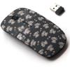 2.4G Wireless Mouse with Cute Pattern Design for All Laptops and Desktops with Nano Receiver - Cute Cartoon Koala Floral view 1
