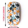 2.4G Wireless Mouse with Cute Pattern Design for All Laptops and Desktops with Nano Receiver - Autumn Watercolor Leaves Bird view 2