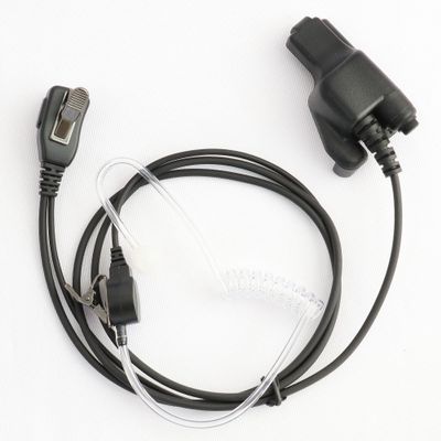 Acoustic Tube Earpiece Mic Headset for HT1000 XTS1500 XTS2500 XTS3000 XTS3500 XTS5000 XTS5000r JT1000 MTS2000 GP9000 GP1200 Radio Black