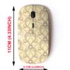 2.4G Wireless Mouse with Cute Pattern Design for All Laptops and Desktops with Nano Receiver - Beautiful Natural Retro Purple view 2
