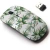 2.4G Wireless Mouse with Cute Pattern Design for All Laptops and Desktops with Nano Receiver - Branches Almonds view 1