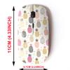 2.4G Wireless Mouse with Cute Pattern Design for All Laptops and Desktops with Nano Receiver - Different Pineapples view 2