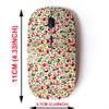 2.4G Wireless Mouse with Cute Pattern Design for All Laptops and Desktops with Nano Receiver - Christmas Swirl view 2