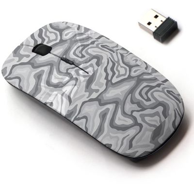 2.4G Wireless Mouse with Cute Pattern Design for All Laptops and Desktops with Nano Receiver - Color