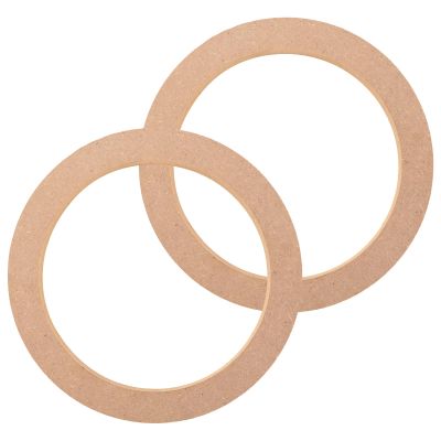 AICARS Universal 6.5 Speaker Spacer: 26.5 Wooden MDF Rings for Cars/Boats/Trucks/RV