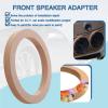 AICARS Universal 6.5 Speaker Spacer: 26.5 Wooden MDF Rings for Cars/Boats/Trucks/RV view 2