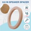 AICARS Universal 6.5 Speaker Spacer: 26.5 Wooden MDF Rings for Cars/Boats/Trucks/RV view 3
