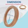 AICARS Universal 6.5 Speaker Spacer: 26.5 Wooden MDF Rings for Cars/Boats/Trucks/RV view 4