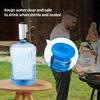 3 and 5 Gallon Water Jug Cap Reusable - Silicone Water Jug Lid Fits 55mm Bottle,Non-Spill Replacement Cap Lids Anti Splash 3 Pack view 3
