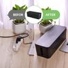 Box, Wire Box, Used to Hide The Strip, Suitable/Office (Black) view 2