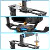 ANNSM Camera Cage Aluminum Movie Filmmaking Video Rig with Top Handle/Dual Side Grips/and Std 15mm Rail Rods for Canon EOS R5C R5 R6 Sony A7 Series A6600 Nikon view 3