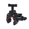 FEICHAO Super Clamp 3-Card Magic Arm with 1/4" 3/8" Cold Shoe Mount for Universal Camera Monitor