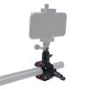 FEICHAO Super Clamp 3-Card Magic Arm with 1/4" 3/8" Cold Shoe Mount for Universal Camera Monitor view 4