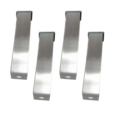 LUOFDCLDDD Furniture Legs4Niture Legs Stainless Steel Table Metal Feet Drawingniture Risers Square Tube Desk Legs Accessories Replacement,Couch Sofa Bed Legs/20Cm