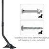 Adjustable Outdoor Antenna Mounting Pole - Universal J Pipe Mount for Antenna & Weather Station - Easy Installation, Solid Structure, Weather Proof (Diameter 1 1/4", Length 33 1/4") view 4