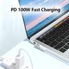 aucon USB C Magnetic Adapter Right Angle 24 pin 2 Pack PD 100W Fast Charging 20Gbs Data Transfer USB3.1 Champagne Gold view 4