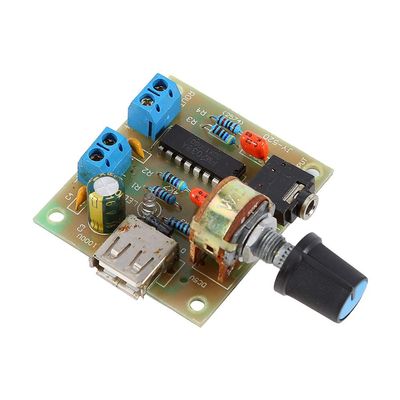 Audio Amplifier Board,5 W Mini Power Amplifier Board Audio Amplifier Module PM2038 USB Amplifier Board Audio Power Supply Amplifier Module Built-in Overheat Protection