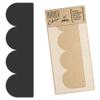 Border Reusable Plastic Wall Stencil // Frill - SEMICIRCLES 10 // Art Craft Mylar Template (17.7"x37.4") view 1