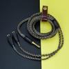 16 Core 7N OCC Headphone Earphone Cable for FOSTEX TH900 th909 MKII MK2 TH-909 TR-X00 TH-600 th600 trx00 th-909 (2m(6.56ft), 4pin Balanced Grey) view 2