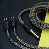16 Core 7N OCC Headphone Earphone Cable for FOSTEX TH900 th909 MKII MK2 TH-909 TR-X00 TH-600 th600 trx00 th-909 (2m(6.56ft), 4pin Balanced Grey) view 3