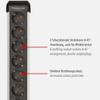 Brennenstuhl Premium-Alu-Line Power Strip 8-Way/Plug Strip Made Aluminium (Multiple Socket with Switch and 3 m Cable, Made in Germany) view 3