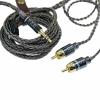 Mini Jack aux HiFi 3.5mm to 2rca Cable Dual high end Silver-Plated PC Mobilephone Amplifier Interconnect 3.5 Jack to RCA Cable (13ft) view 1