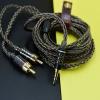 Mini Jack aux HiFi 3.5mm to 2rca Cable Dual high end Silver-Plated PC Mobilephone Amplifier Interconnect 3.5 Jack to RCA Cable (13ft) view 4