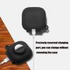[2 Pack] Glow Case for Beats Fit Pro Wireless Noise Cancelling Earbuds with Air tag Holder,Carrying Case Premium Soft Skin Cover Shock-Absorbing,Anti-Scratch Protective Case with Keychain view 3