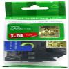 LM Tapes - Premium 3/8" (9mm) Black on Reflective Gold Compatible TZe P-Touch Tape for use with Brother PT-E100, PTE100 Ptouch Label Printer Includes Tape Size/Color Guide. view 1