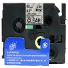 LM Tapes - Premium 3/4" (18mm) Black on Matte Clear Compatible TZe P-Touch Tape for use with Brother PT-2200, PT2200, PT-2210, PT2210 Label Maker Includes Tape Size/Color Guide. view 2