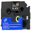 LM Tapes - Premium 3/8" (9mm) White on Black Compatible TZe P-Touch Tape for use with Brother PT-H100, PTH100, PT-H110, PTH110 Ptouch Label Printer Includes Tape Size/Color Guide. view 2