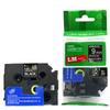 LM Tapes - Premium 3/8" (9mm) White on Black Compatible TZe P-Touch Tape for use with Brother PT-H100, PTH100, PT-H110, PTH110 Ptouch Label Printer Includes Tape Size/Color Guide. view 3