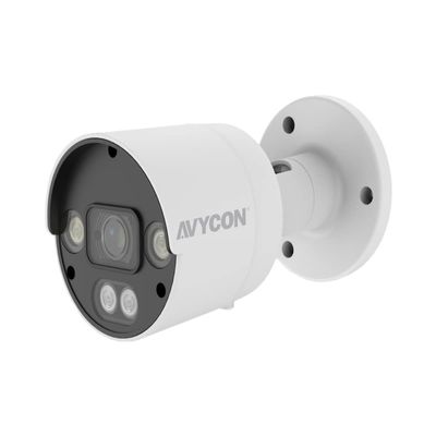 AVYCON InfiniteColor AVC-NCB51F28 AI Bullet H.265+ 5MP IP PoE Fixed 2.8mm Lens True WDR IP67 Built-in Microphone & MicroSD Slot
