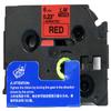 LM Tapes - Premium 1/4" (6mm) Black on Red Compatible TZe P-Touch Tape for use with Brother PT-1000, PT1000 Ptouch Label Printer Includes Tape Size/Color Guide. view 2
