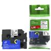 LM Tapes - Premium 1" (24mm) Black on Matte Silver Compatible TZe P-Touch Tape for use with Brother PT-E550W, PTE550W, PT-E550, PTE550 Label Maker Includes Tape Size/Color Guide. view 3