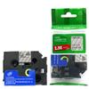 LM Tapes - Premium 3/8" (9mm) White on Clear Compatible TZe P-Touch Tape for use with Brother PT-E550W, PTE550W, PT-E550, PTE550 Label Maker Includes Tape Size/Color Guide. view 3