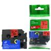 LM Tapes - Premium 3/8" (9mm) Black on Red Compatible TZe P-Touch Tape for use with Brother PT-E550W, PTE550W, PT-E550, PTE550 Label Maker Includes Tape Size/Color Guide. view 3