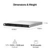 QNAP TS-464U-4G-US 4 Bay High-Speed Rackmount Dual-2.5GbE NAS Intel Celeron N5105/N5095 CPU, 4GB DDR4 Memory and 2.5GbE (2.5G/1G/100M) Network Connectivity (Diskless) view 2