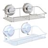 Cabilock Wall Mounted Bathroom Shelf Cups White Storage Organizer for Kitchen and Bathroom Wire Rack for Items Easy to Install and Clean view 3
