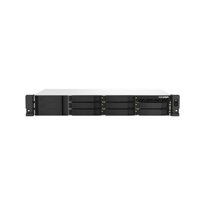 QNAP TS-873AeU-4G-US 8 Bay High-Speed Short Depth Rackmount Rackmount Dual-2.5GbE NAS AMD Ryzen CPU, 4GB DDR4 Memory and 2.5GbE (2.5G/1G/100M) Network Connectivity (Diskless)
